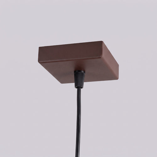 Sollux Lighting Hanglamp RAYO 1 bruin - 8x8x118cm