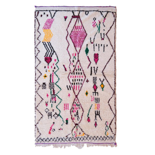 AFK Living vloerkleed Berber - handgemaakt - Wol - 140 cm x 200 cm