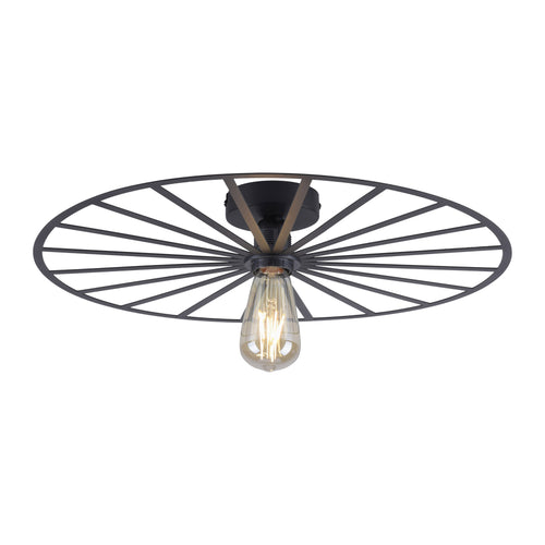 Paul Neuhaus plafondlamp Isabella - 1 lichts - 50  x 8.5   cm - zwart - vtwonen shop