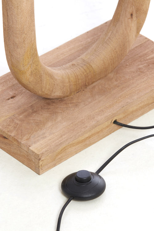 Light & Living vloerlamp PACECO - 35x20x119cm - bruin