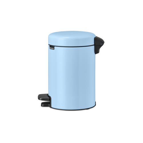 Brabantia NewIcon Pedaalemmer, 3 liter, kunststof binnenemmer - Dreamy Blue
