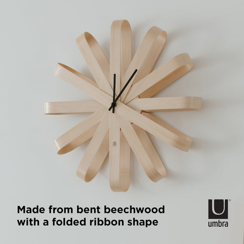 Umbra Ribbonwood-wandklok