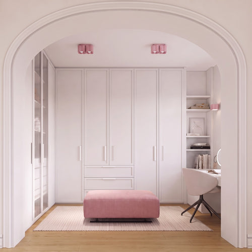 Sollux Lighting Wandlamp OVIO roze G9 - 12x14,5x10cm