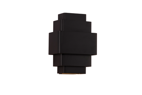 Artdelight wandlamp Layers - 3 lichts - 12  x 28   cm - zwart goud - vtwonen shop