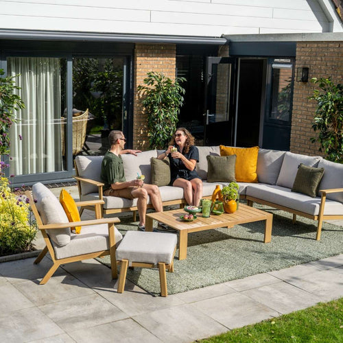 Garden Impressions Loungestoel Ariane - light teak look
