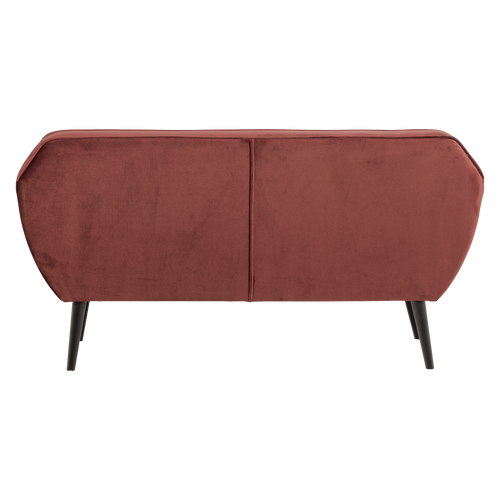 WOOOD bank 150 cm Rocco - Velvet - Bordeauxrood - 75x150x82