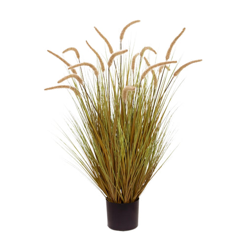 Maxifleur Pennisetum Kunst Grasplant 95cm bruin