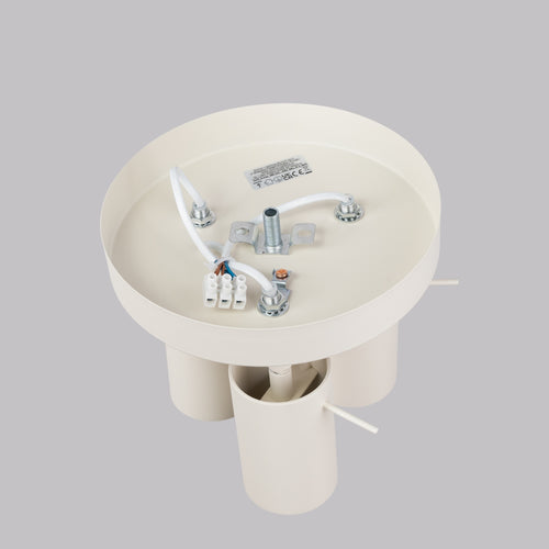 Sollux Lighting Plafondlamp RING 3P beige - 19,5x19,5x18,5cm