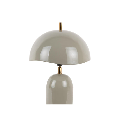 Leitmotiv tafellamp Querido - grijs - 25x25x41cm - Paddenstoellamp