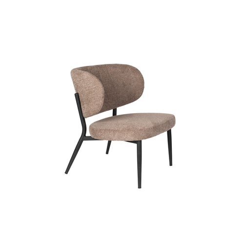Housecraft Living Sanne Loungestoelen/ Fauteuil Bruin