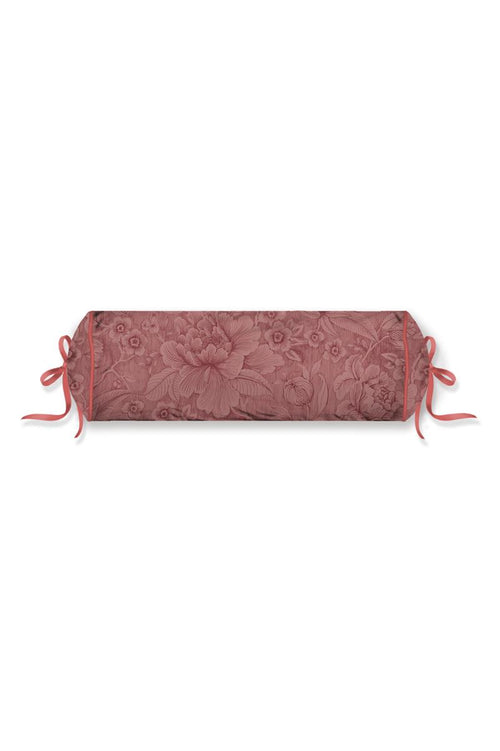 Pip Studio decoratiekussen Casa Dei Fiori Roll - 22x70 cm - steenrood - vtwonen shop