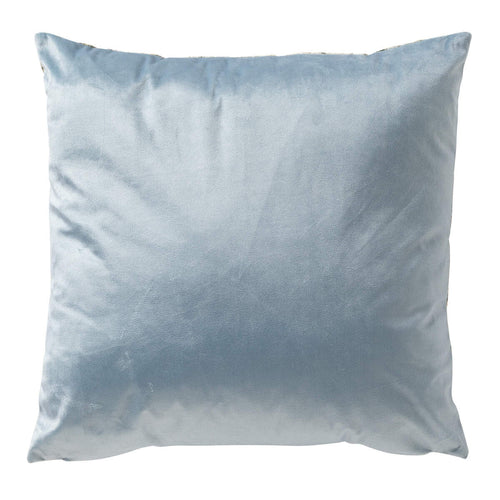 TOBIAS - kussenhoes 45x45 cm - bladmotief - Sterling Blue - blauw