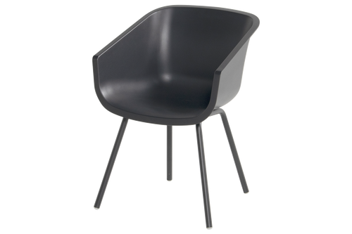 Hartman Tuinstoel Amalia Rondo - Antraciet Kunststof - Set Van 2 - vtwonen shop