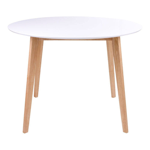 BRAM Eetkamertafel Rognan - ø105 - Wit