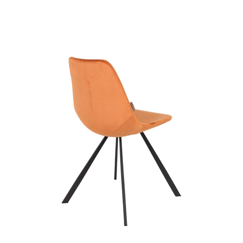 Dutchbone Franky Eetkamerstoelen Oranje - Set van 2 - vtwonen shop