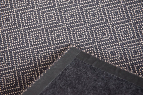 Jackies vloerkleed 8606 Diamond - Zwart - 140 x 200 cm