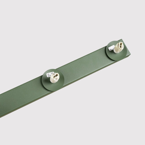 Sollux Lighting Plafondlamp YOLI 3 olijfgroen - 50x12x14,5cm