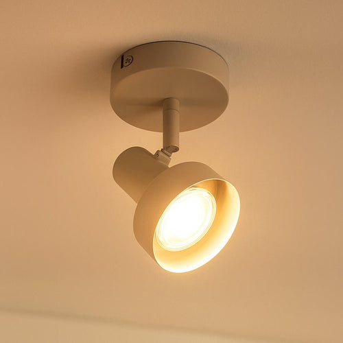 Freelight spot Lunata - 1 lichts - 10  x 15   cm - beige