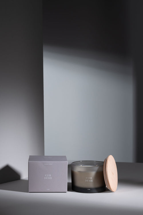 J-Line geurkaars - Cuir Desir - bruin - 28U - vtwonen shop