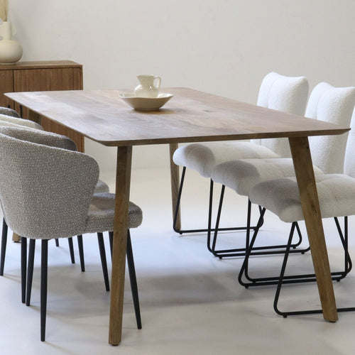 Giga Meubel Eettafel Denmark - Mangohout - 200cm - vtwonen shop
