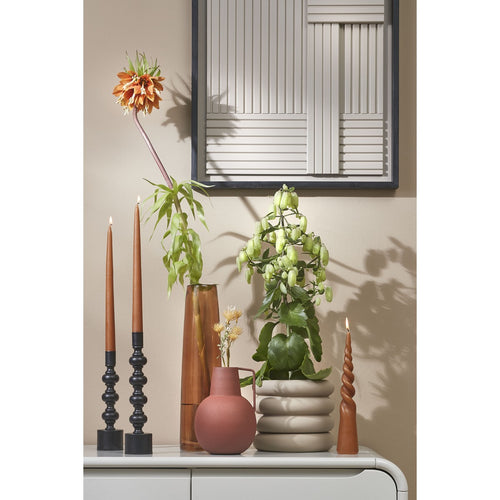 Mica Decorations Dinerkaars - Set van 2 - H29 cm - Bruin
