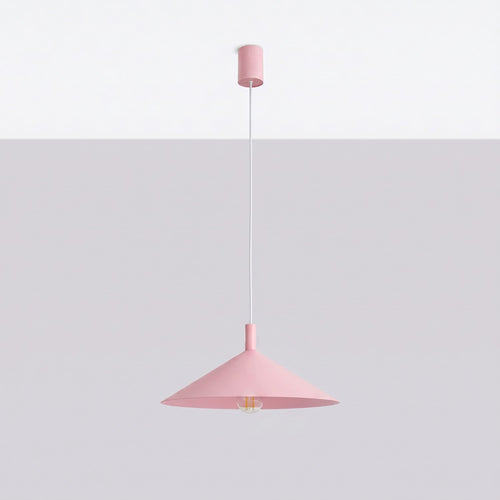 Sollux Lighting Hanglamp NOX 40 roze - 40x40x135cm