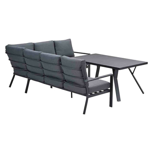 Garden Impressions lounge dining set Senja mystic grey - 3-delig rechts - vtwonen shop