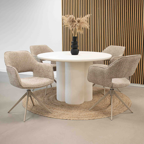 Kick draaistoel Owen - Beige