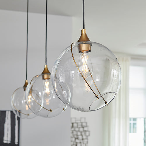 Skye Lisa McDennon by Hinkley 1-lichts hanglamp Heritage messing