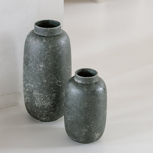 S|P Collection - Vaas 23,5xH49,5cm groen Bullet