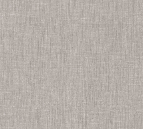 Livingwalls behang linnenstructuur taupe grijs - 53 cm x 10.05 m - AS-379524