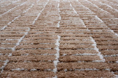 Interieur05 Vloerkleed Rectangle Bruin/Wit - 200 x 290 cm - vtwonen shop