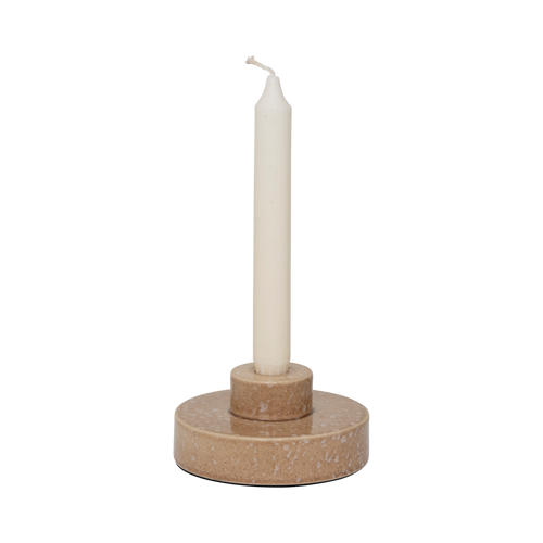Urban Nature Culture kaarsenhouder Riku - beige