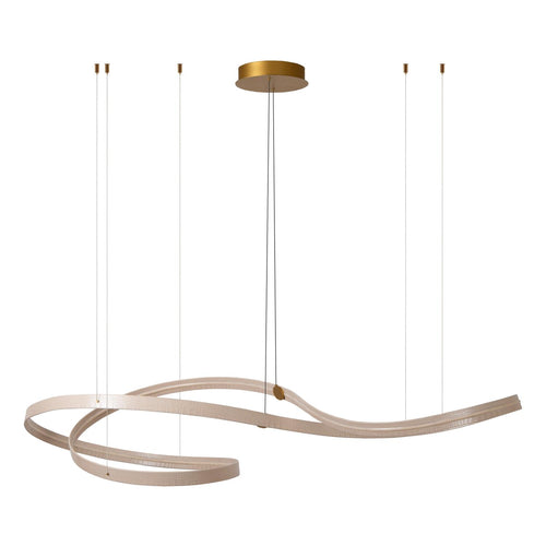 Lucide hanglamp SLALOM - Geïntegreerde LED - Beige - vtwonen shop