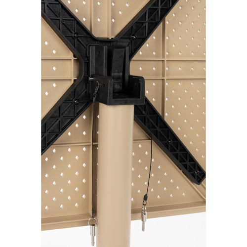 Housecraft Living George Bistrotafel/ Tuintafel/ Balkontafel Inklapbaar 70x70 cm Beige