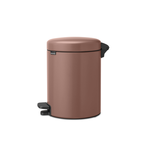 Brabantia NewIcon Pedaalemmer, 5 liter, kunststof binnenemmer - Satin Taupe