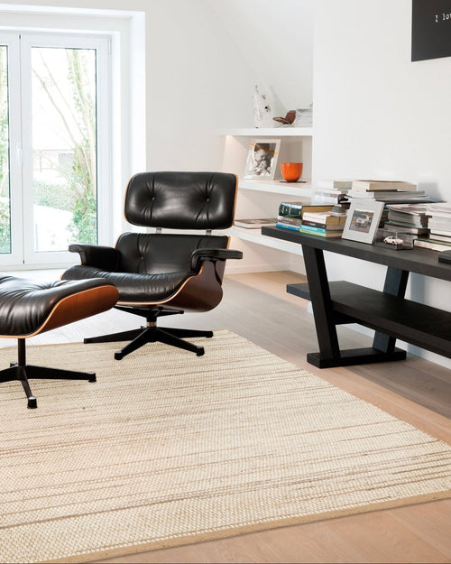 AFK Living vloerkleed Marius - handgemaakt - 70% Nieuw-Zeelandse wol, 30% jute - 120 x 170 cm