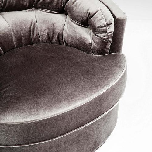 Kare Design Fauteuil Music Hall fluweel grijs - vtwonen shop