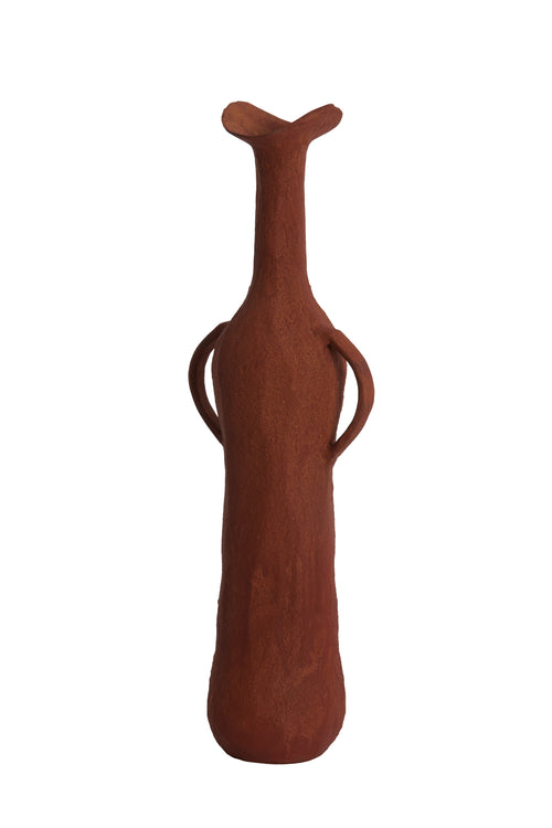 Light & Living vaas ANCONI - 17x11x50.5cm - rood - vtwonen shop