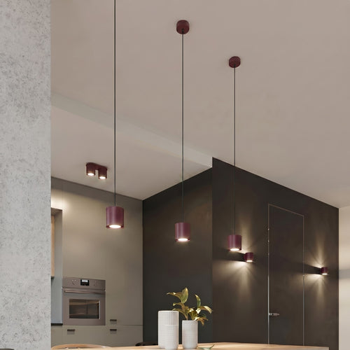Sollux Lighting Wandlamp ORBIS 1 bordeaux - 10x12x10cm