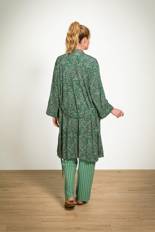 Pip Studio - Naomi Kimono Dames - Daisy Dreams - Groen - M - vtwonen shop