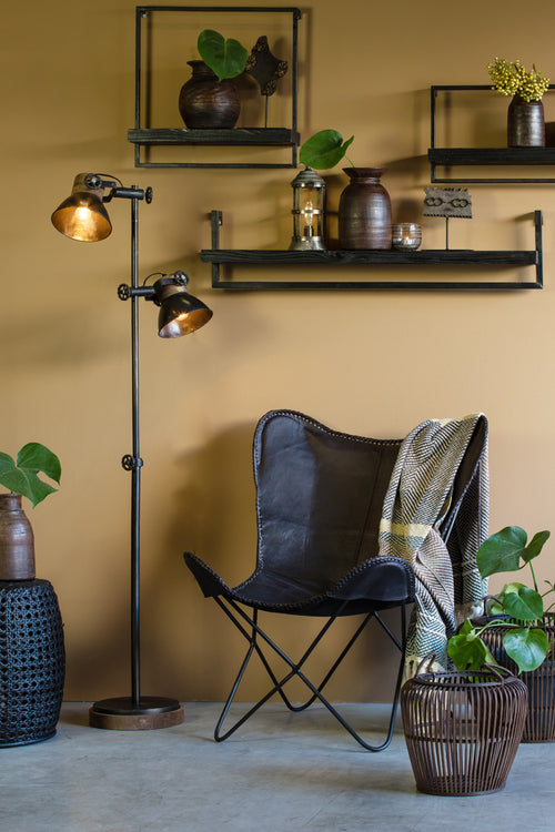 Light & Living vloerlamp JODY  - 40x30x165cm - zwart - vtwonen shop