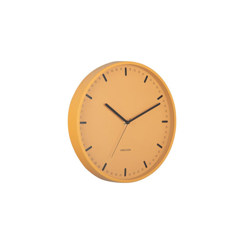 Karlsson wandklok Cool Retro - geel - Ø30cm - vtwonen shop