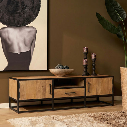 Starfurn Tv-meubel Dakota - Naturel Hout - 180x45x50cm
