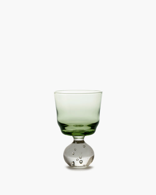 Serax glas op voet S groen Eternal snow - vtwonen shop