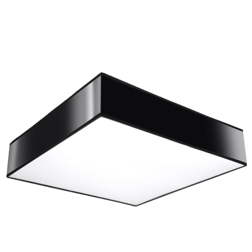 Sollux Lighting Plafondlamp HORUS 45 zwart - 45x45x11cm