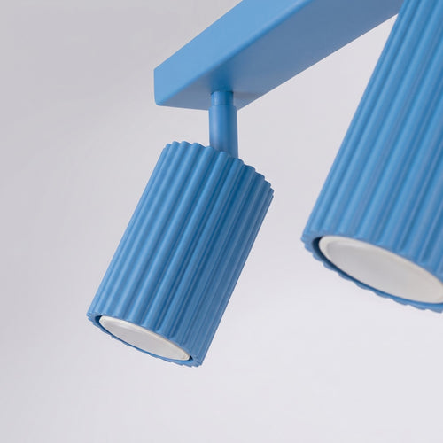 Sollux Lighting Plafondlamp KARBON 2 lichtblauw - 30x6,5x16,5cm