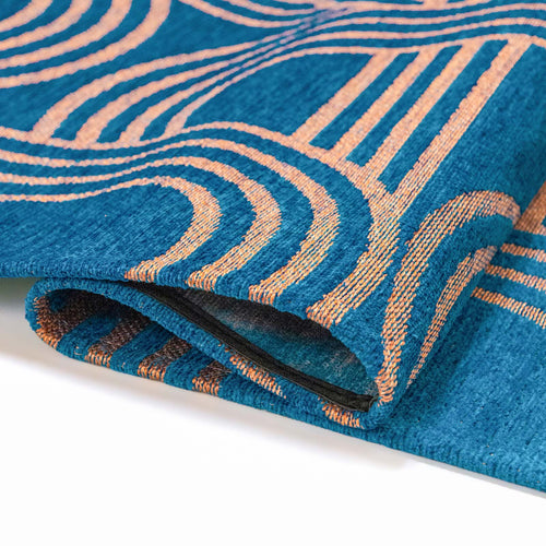 Lola&Moi vloerkleed Night Fever - blauw -80x150cm - vtwonen shop