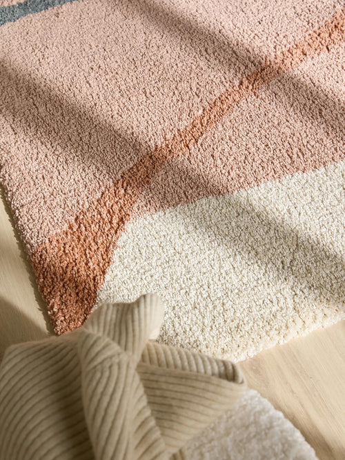 benuta shaggy vloerkleed Louise - veelkleurig - 200x290 cm