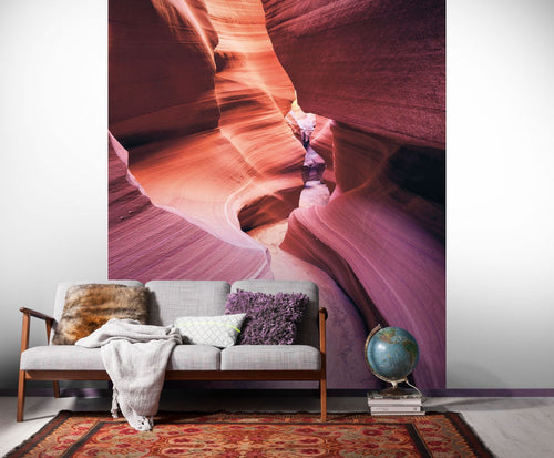 Sanders & Sanders fotobehang Grand Canyon warm oranje en paars - 200 x 250 cm - 612527